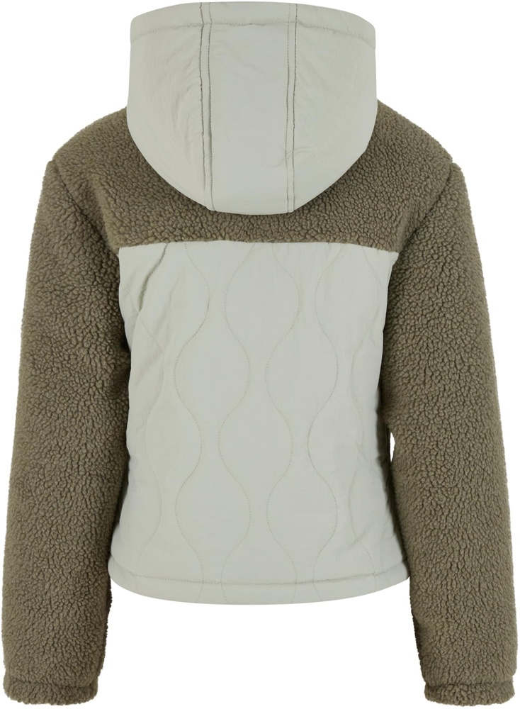 UrbanClassicsDamenJackeLadiesSherpaCrinkleNylonMixJacketTB7071