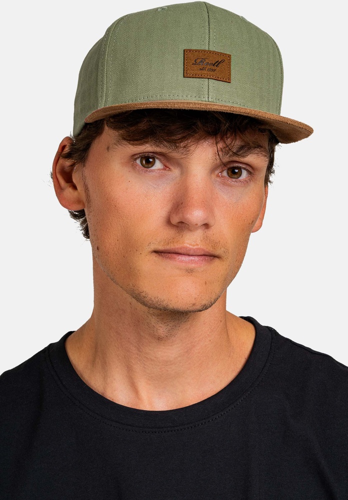 ReellCapSuedeCap1402-038-05-077SeagrassHerringbone