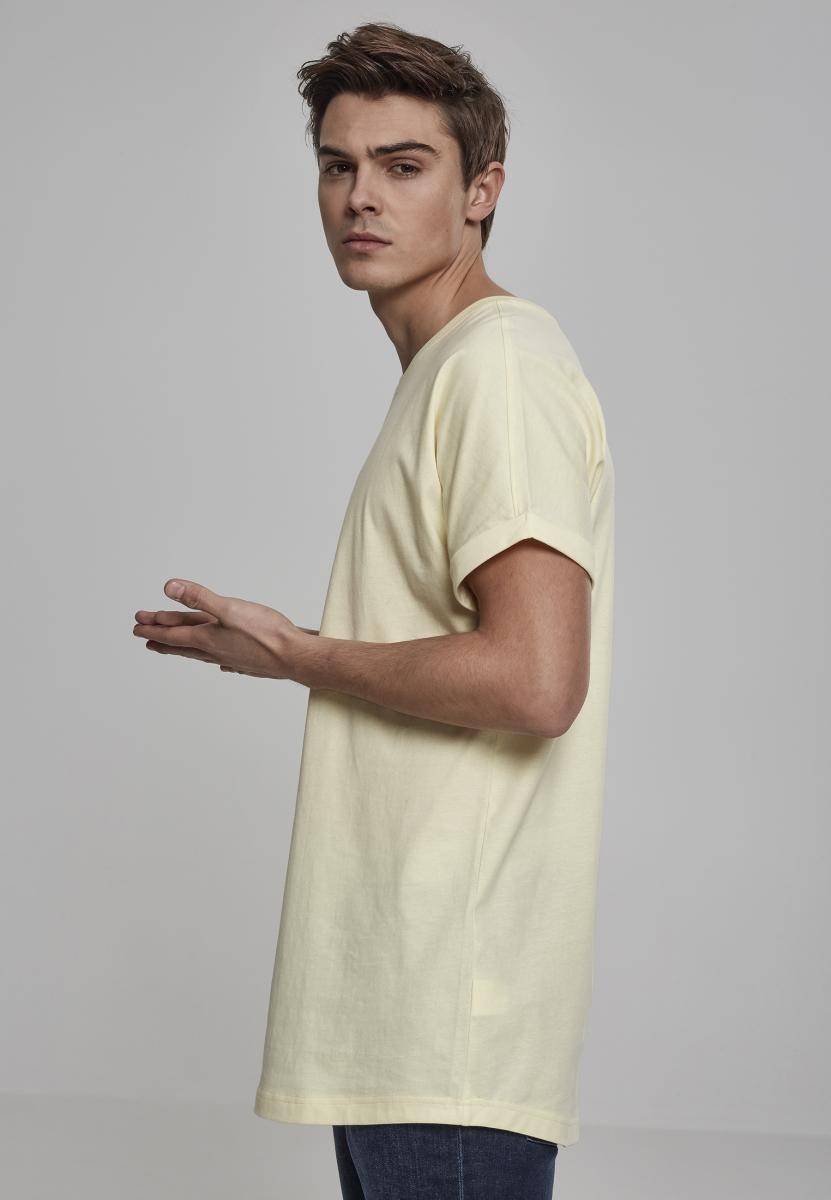 UrbanClassicsT-ShirtLongShapedTurnupTeeBlack-L