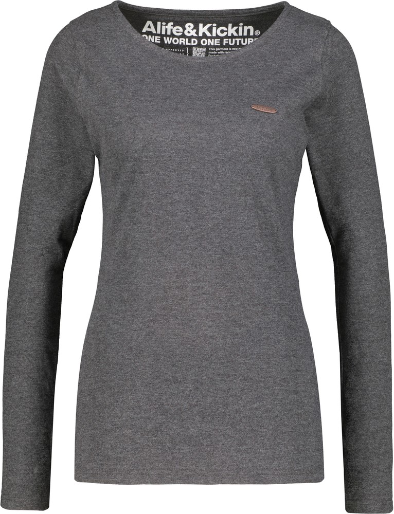 AlifeKickinDamenSinaAKALongsleeveMoonlessMelange-2XL