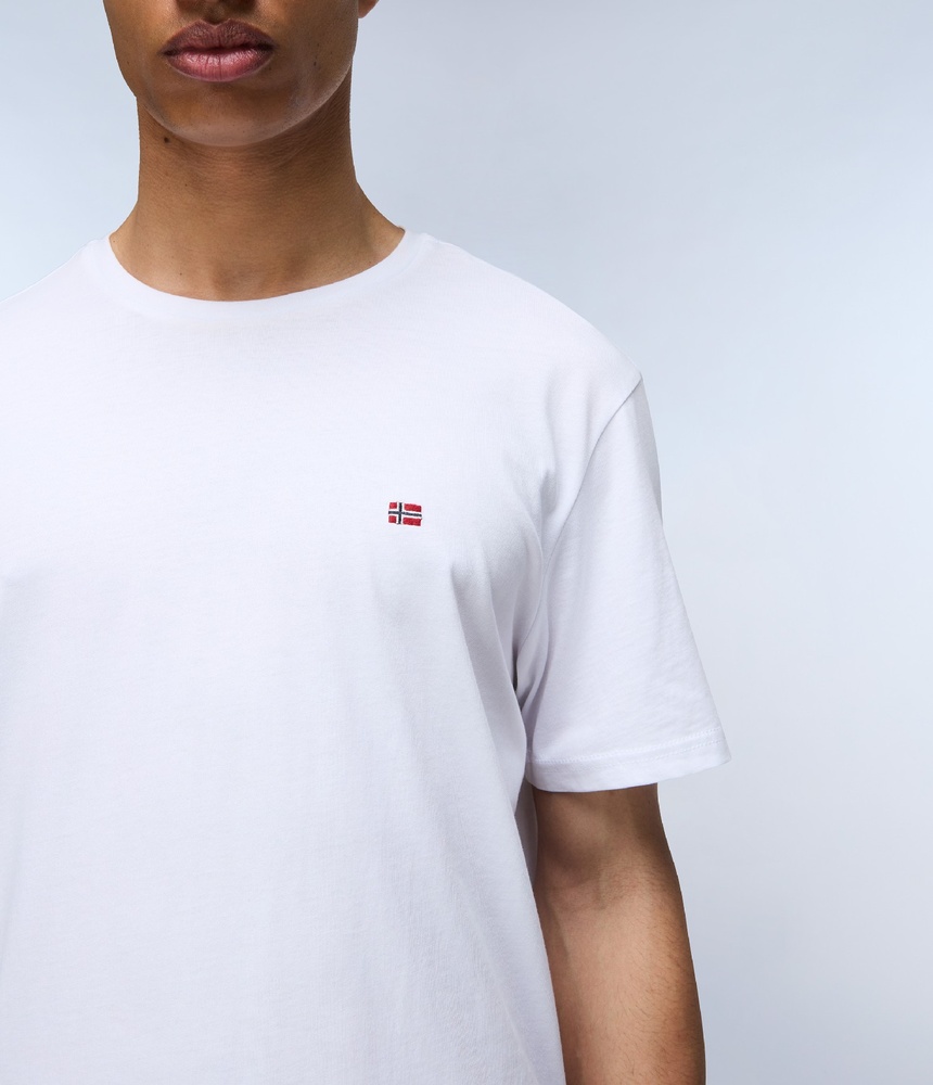 NapapijriSweatshirtSalisSsSumNP0A4H8DBrightWhite-XS