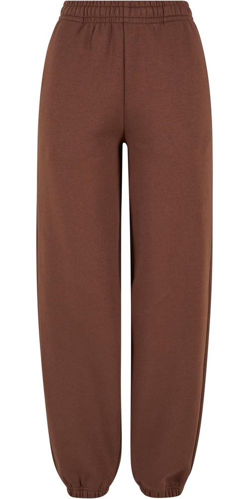 UrbanClassicsDamenLadiesFluffySweatpantsTB7107Chocolatebrown-3XL