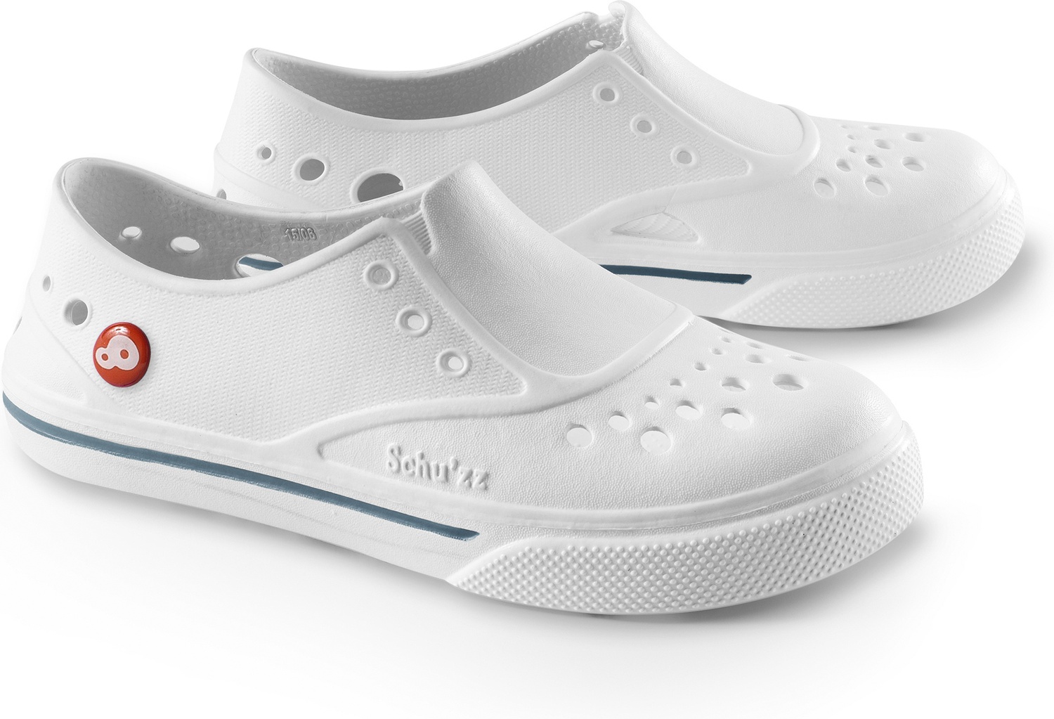 SchuzzSchuzzDamenClogBadeschuheSneakerzzBlanclisergrisWei-36