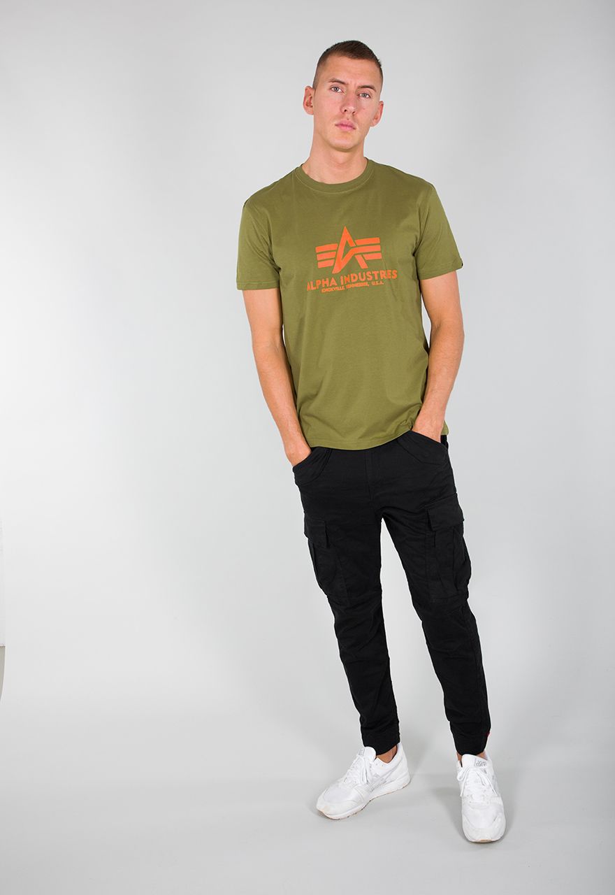 AlphaIndustriesBasicT-ShirtKhakiGreen-XXL
