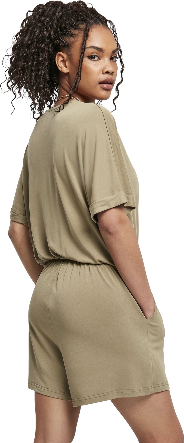 UrbanClassicsDamenOverallLadiesShortModalJumpsuitKhaki-3XL