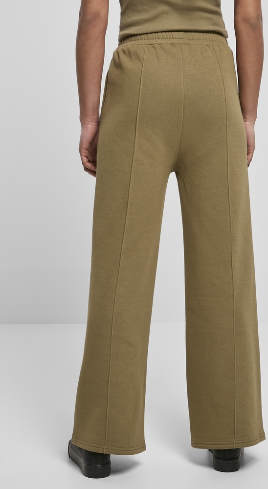 UrbanClassicsDamenTrainingshoseLadiesStraightPinTuckSweatPantsTiniolive-3XL