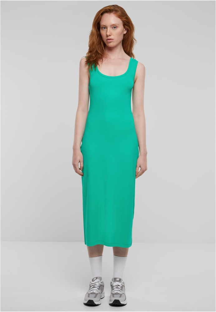 UrbanClassicsDamenKleidLadiesRibTopDressTB6190Ferngreen-3XL