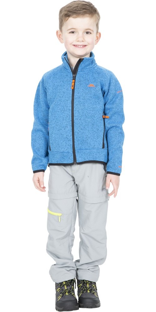 TrespassKinderFleecejackeFleecepulloverMario-MaleFleeceAt300BlueMarl