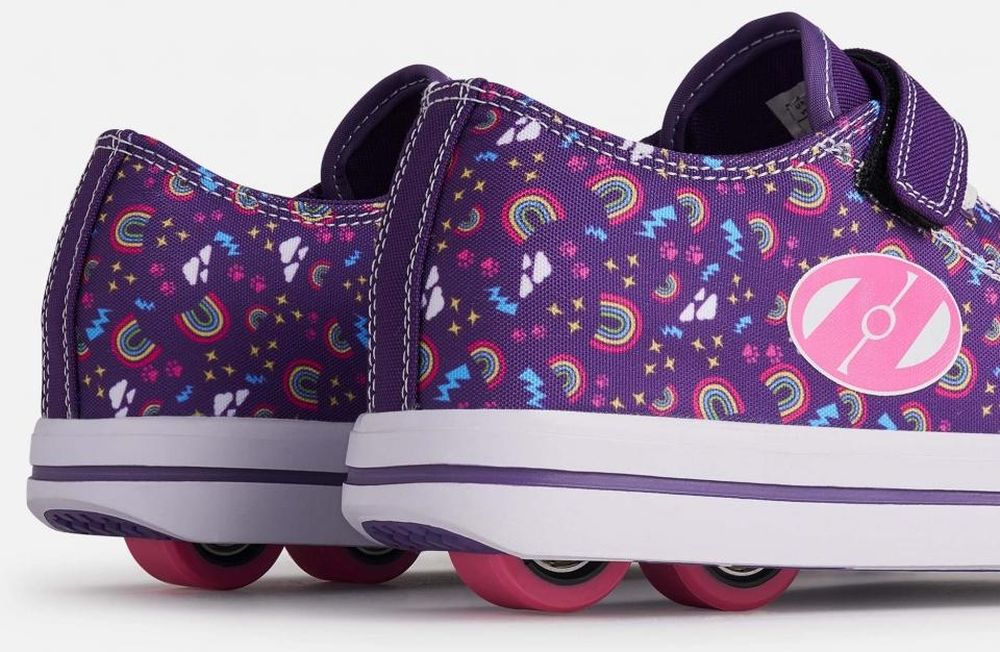 HeelysKinderSneakerSnazzyX2HE100967HE174PurpleMultiRainbow-30