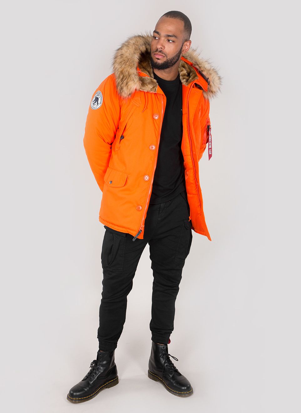AlphaIndustriesPolarJacketJackeFlameOrange