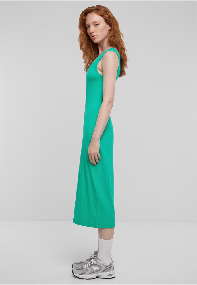 UrbanClassicsDamenKleidLadiesRibTopDressTB6190Ferngreen-3XL