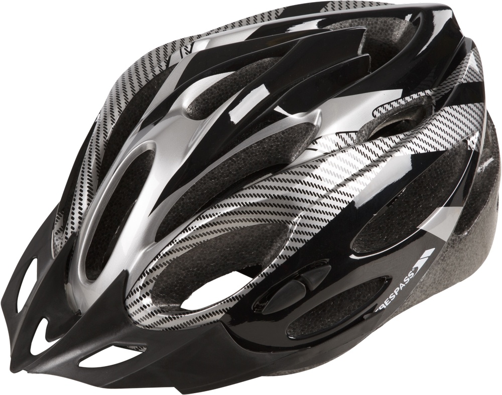 TrespassFahrradhelmeCranksterAdultsCycleSafetyHelmetBlackX-LXL