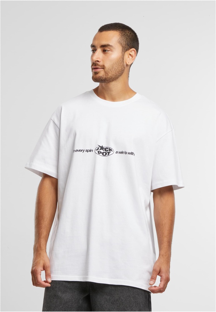 MTUpscaleT-ShirtEverySpinWinsOversizeTeeMT3458White-3XL