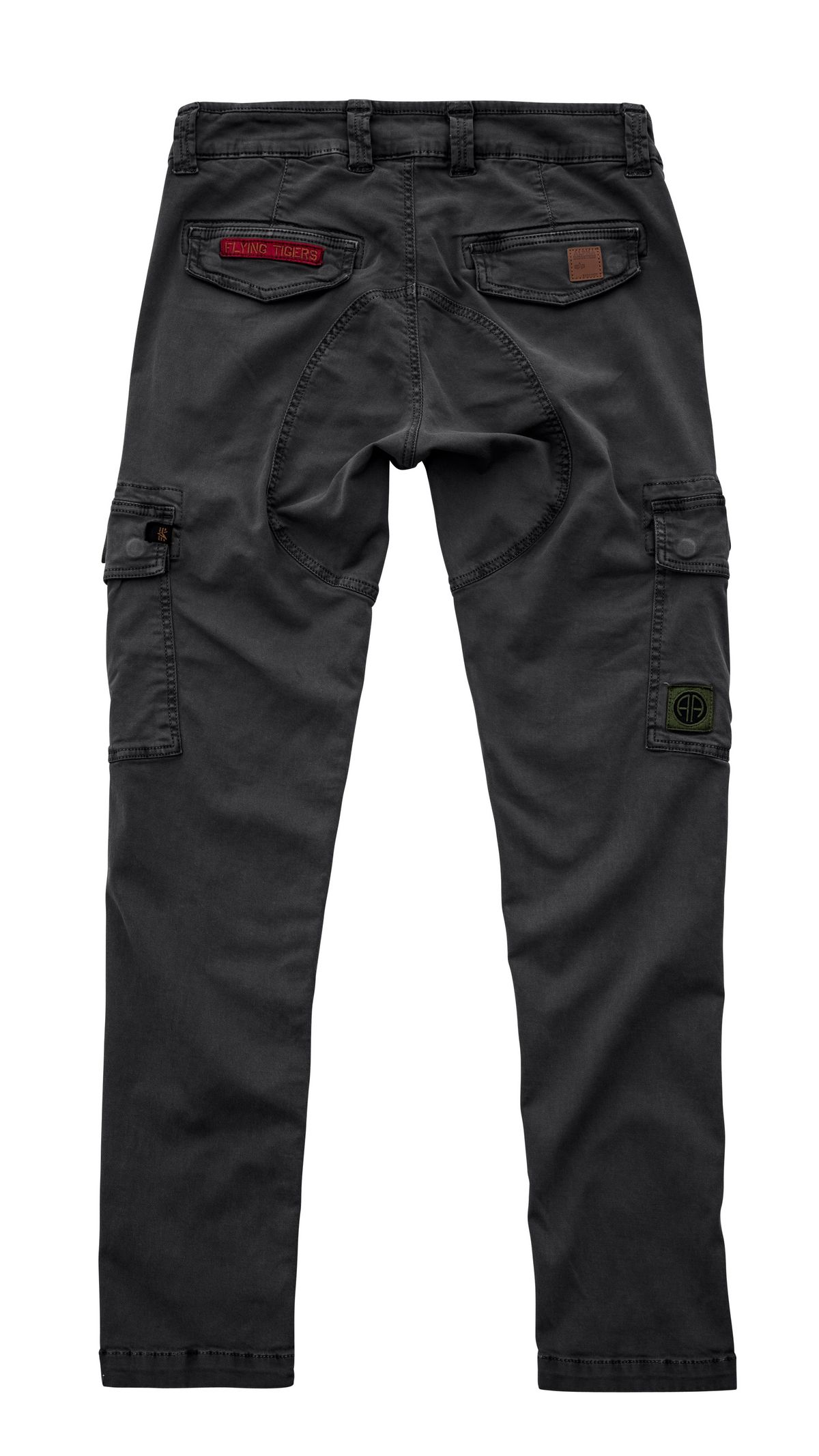 AlphaIndustriesPetrolPatchPantShortsHoseGreyblack-30