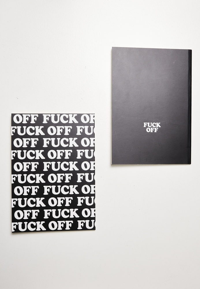 MisterTeeNotizbuchFuckOffExerciseBook2-PackBlackWhite