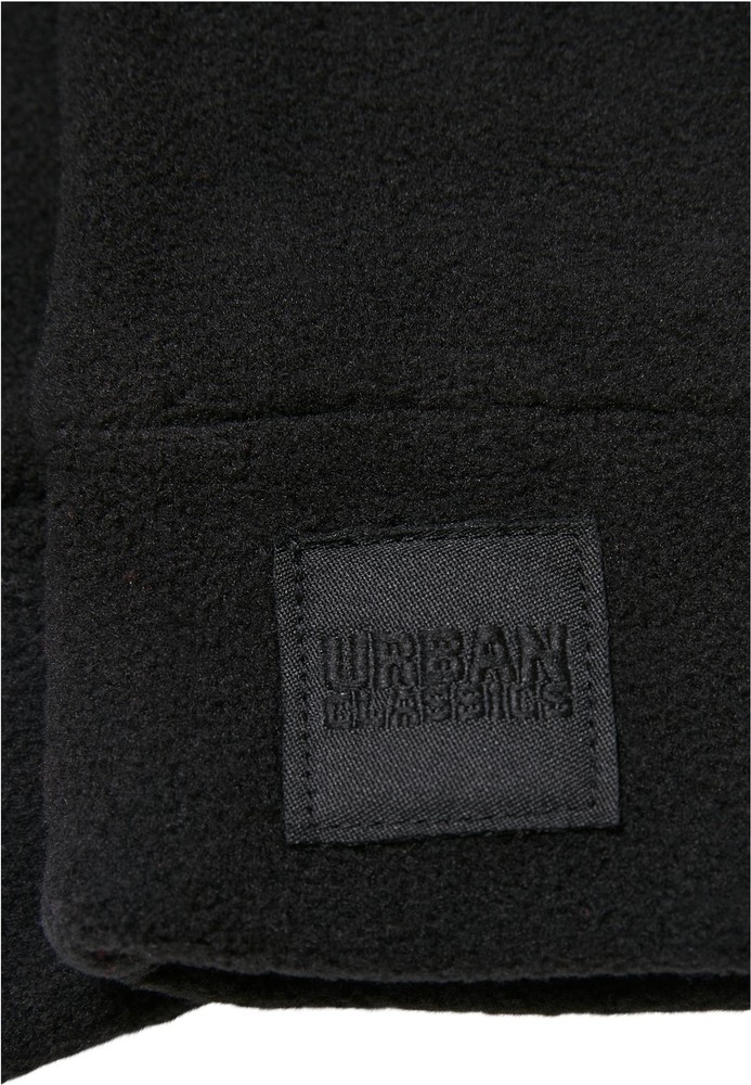 UrbanClassicsJungenSchalFleeceWinterSetKidsBlack-LXL