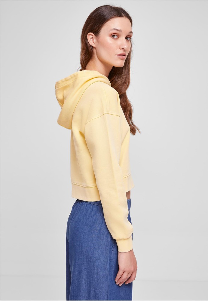 UrbanClassicsDamenLadiesShortFlowerEmbroideryTerryHoody