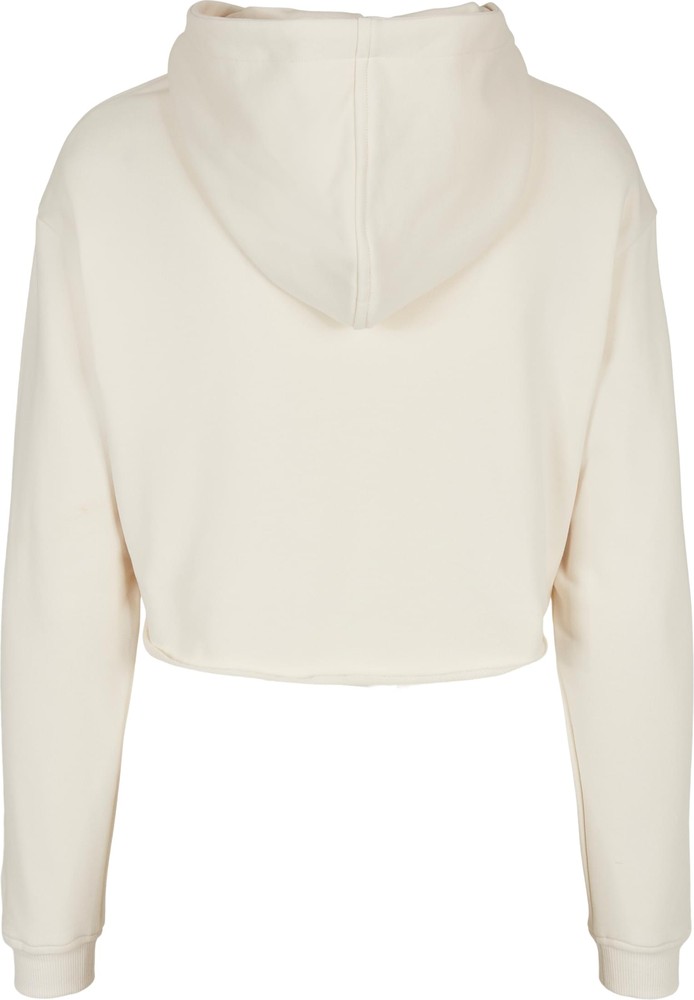 StarterBlackLabelDamenLadiesCroppedHoodyPalewhite-L