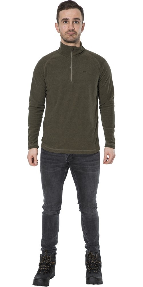 TrespassFleecejackeFleecepulloverKeynote-MaleFleeceAt100Moss-L