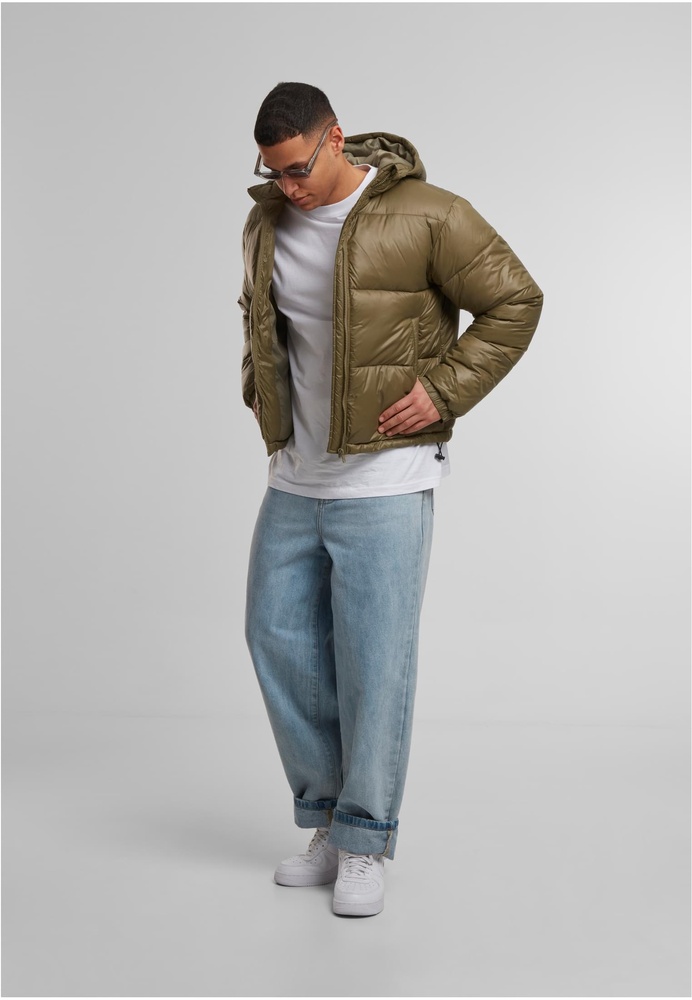 UrbanClassicsSteppjackeShinyPufferJacketWithHoodTB7585Tiniolive-3XL