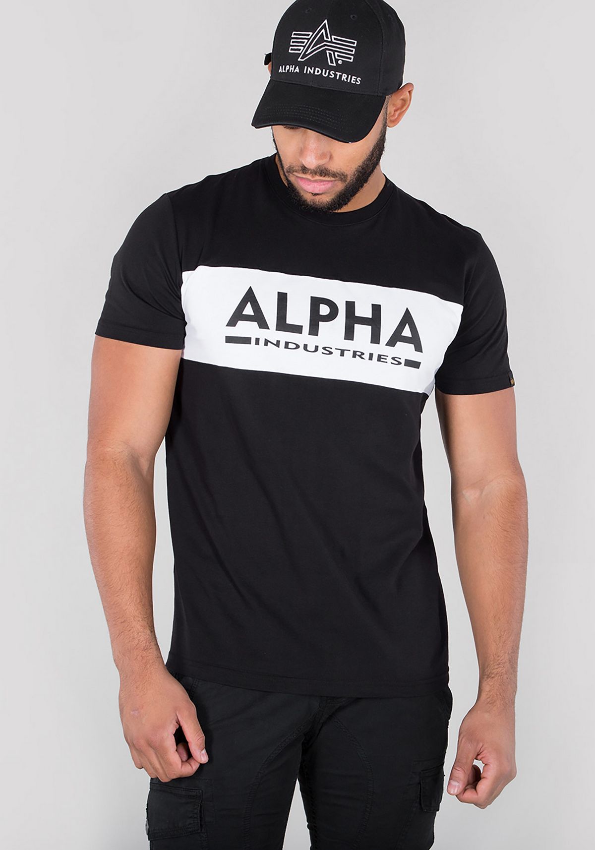 AlphaIndustriesAlphaInlayTT-ShirtUnisexBlack