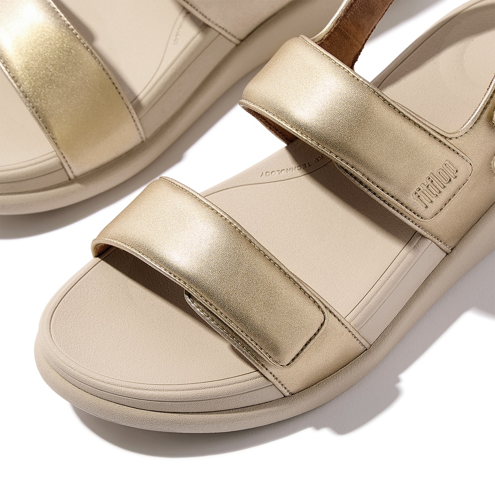 FitFlopDamenSandalenF-ModeGOAdjustableFlatformBack-StrapSandalsIV9