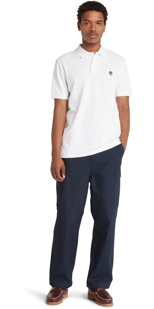 TimberlandOysterRiverChestLogoSsPoloReg0A2BRY