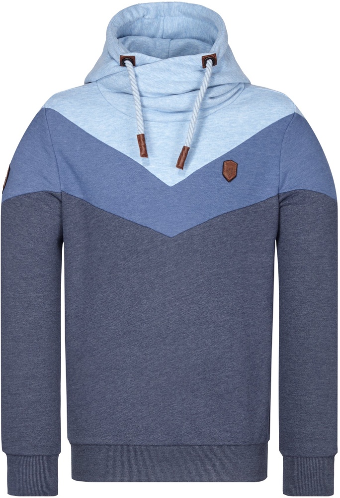 NaketanoHoodieKifferboarder1800-0224IndigoBlueMelangeBlueMelangeAmazingBlueMelange-S