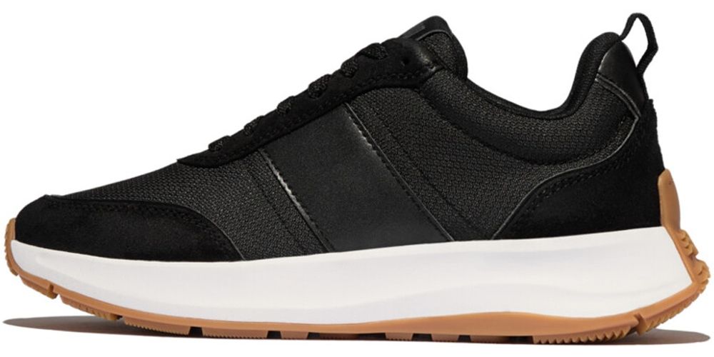 FitFlopDamenSneakersF-ModeFlowSuede-MixFlatformE1YBlack-36