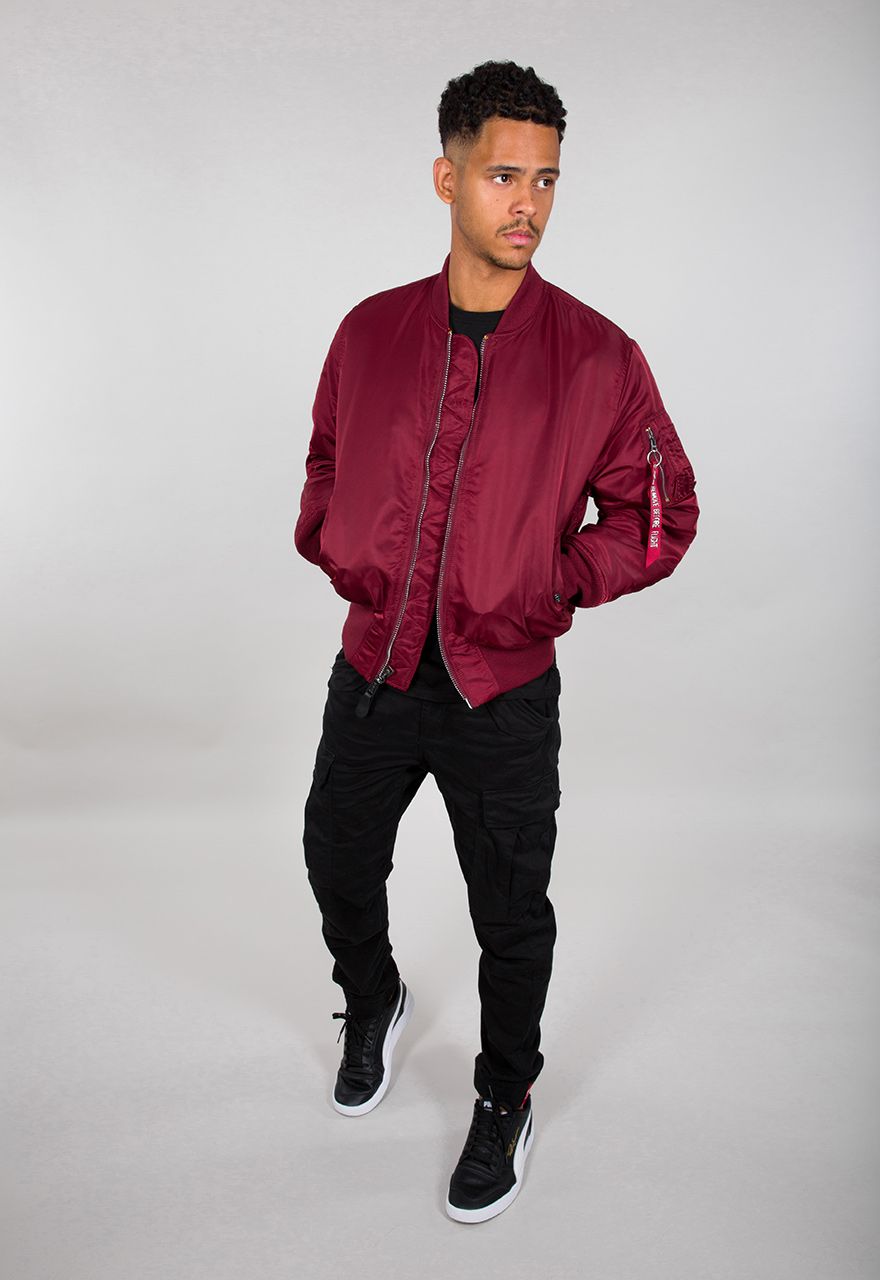 AlphaIndustriesMA-1JackeBurgundy-XXL