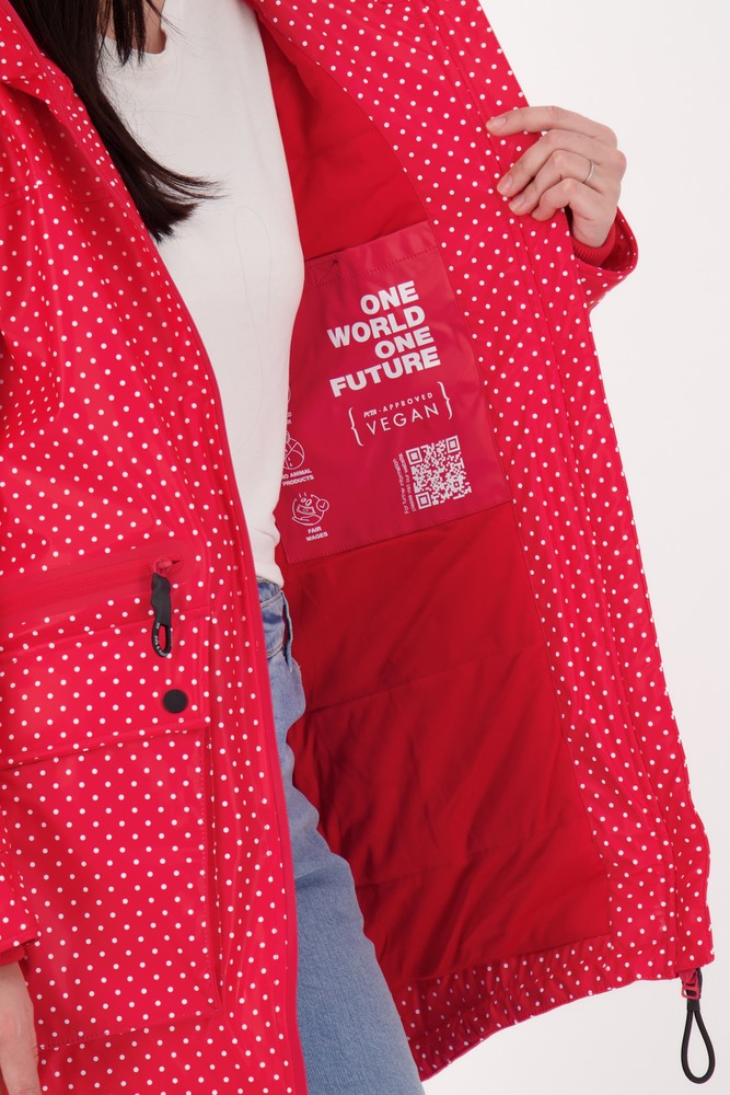 AlifeKickinDamenRegenjackeAudreyAKBRaincoatFuchsia