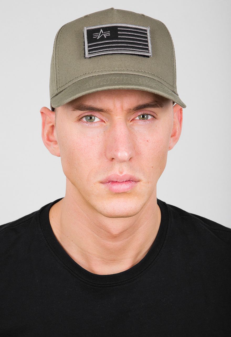 AlphaIndustriesVLCPatchCapCapsDarkGreen