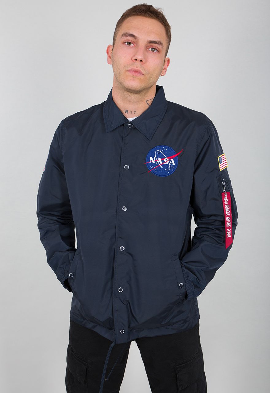 AlphaIndustriesNASACoachJacketJackeRepBlue