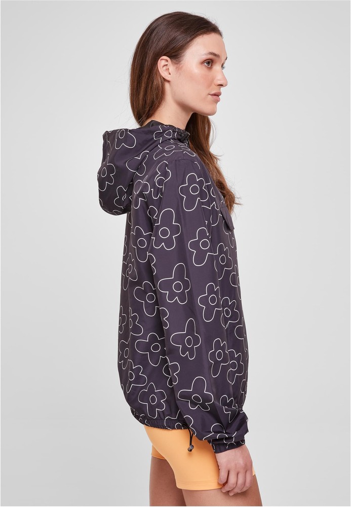 UrbanClassicsDamenLadiesAOPPulloverJacket