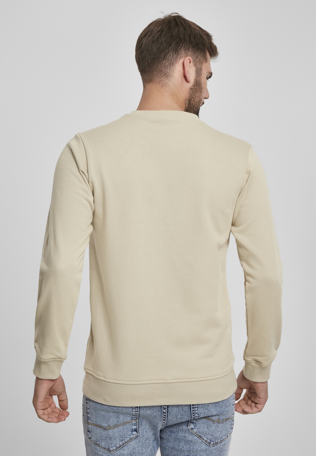 UrbanClassicsPulloverBasicTerryCrewConcrete-L