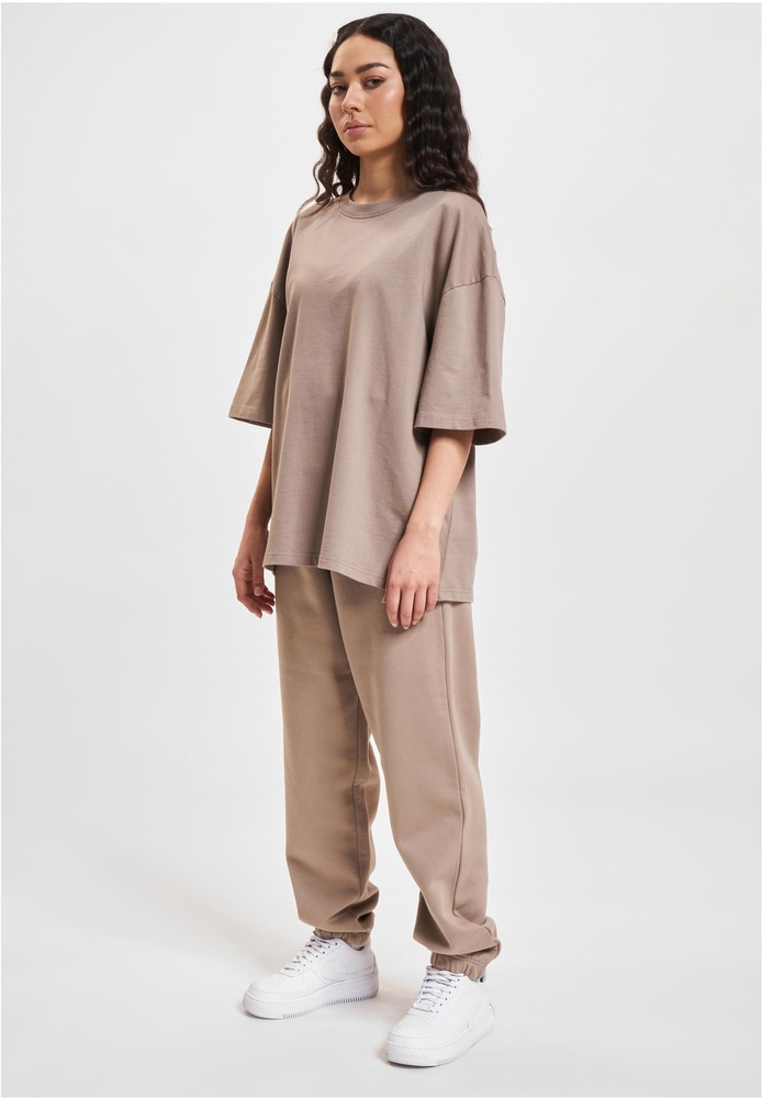 DEFDamenEssentialT-ShirtDFLTS207BrownWashed01-L