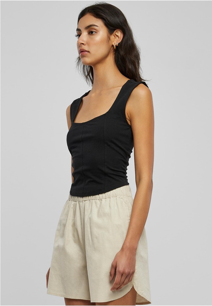 UrbanClassicsDamenLadiesShortCorsageTop