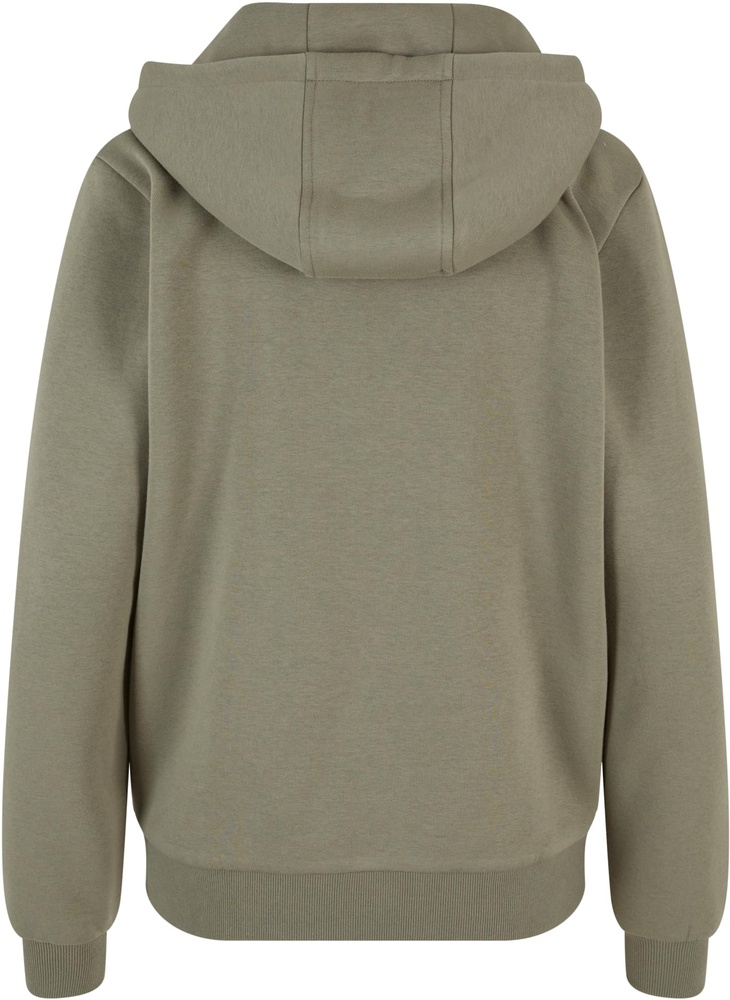 UrbanClassicsDamenLadiesFluffyZipHoodyTB7286Paleolive-3XL