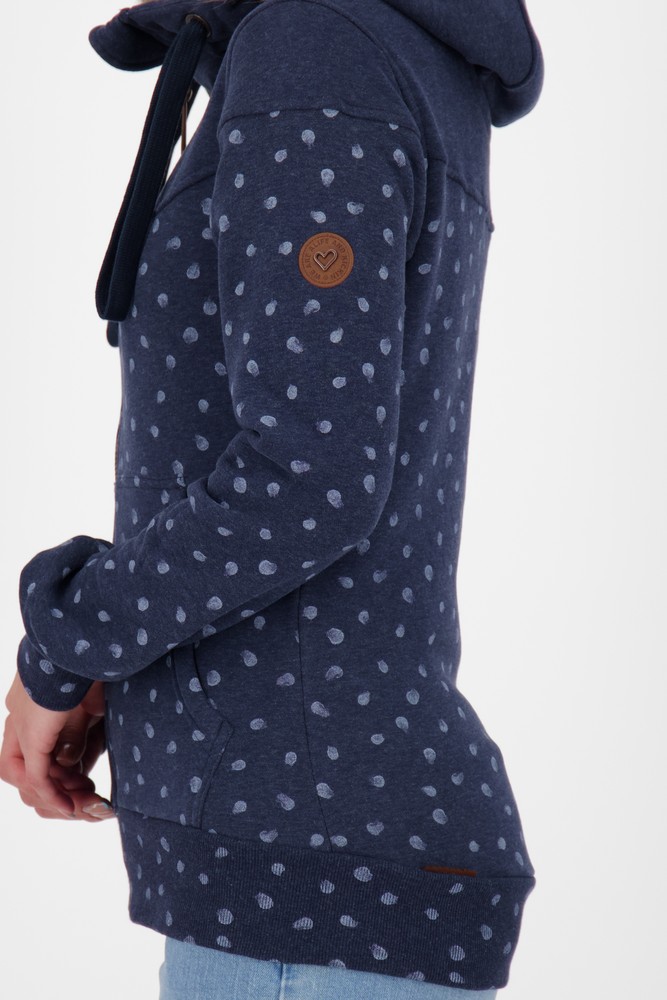 AlifeKickinDamenPalinaAKBSweatjacketMarineMelange-2XL