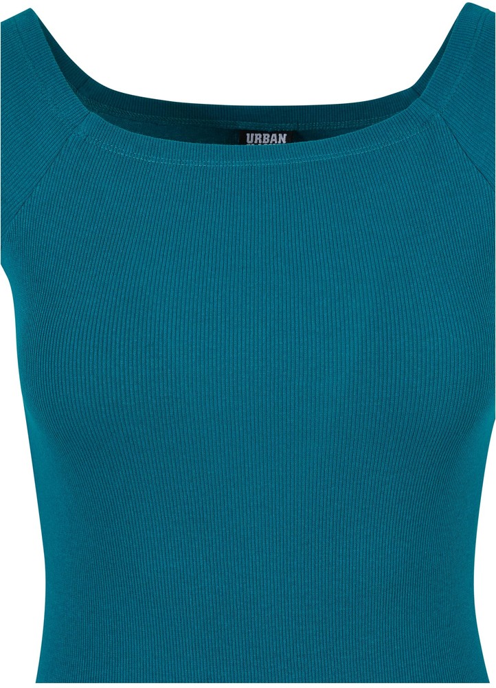 UrbanClassicsDamenLadiesOffShoulderRibDress