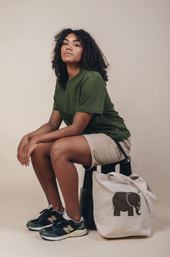 TrendsplantDamenT-ShirtWomensOrganicEssentialT-ShirtKombuGreenGreen-XS