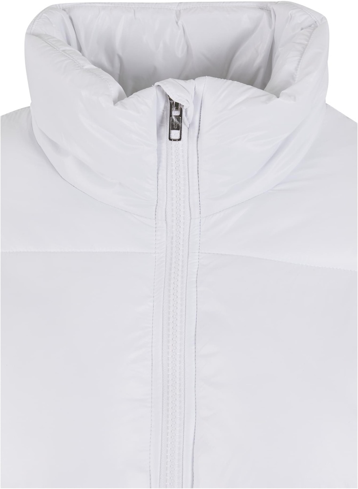 UrbanClassicsDamenSteppjackeLadiesRecycledShortShinyPufferJacketTB7003White-3XL