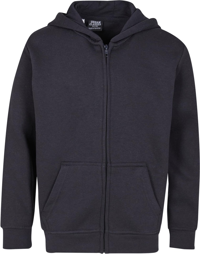 UrbanClassicsKinderKidsBasicEssentialZipHoodyUCK8003Navy-110116