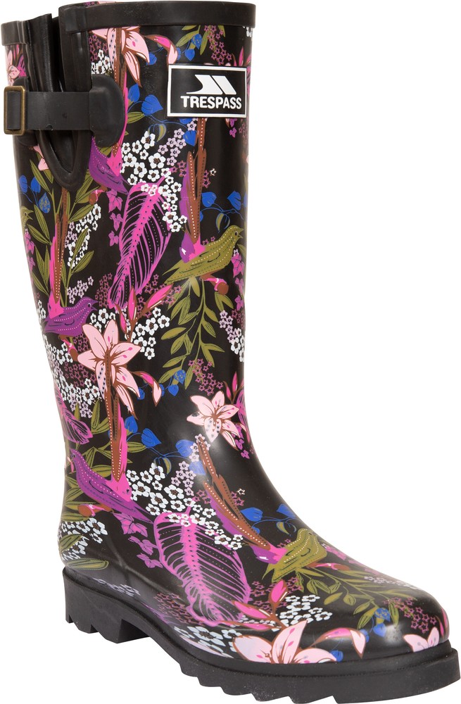 TrespassDamenGummistiefelElena-FemaleWellyTropicalFloralPrint-37