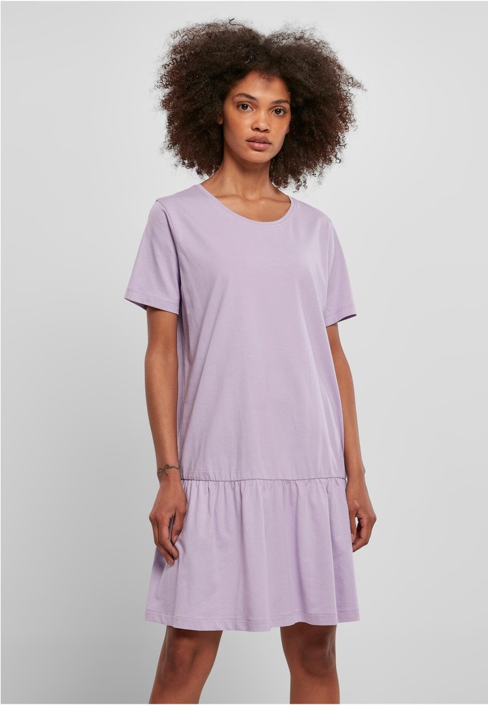 UrbanClassicsDamenLadiesValanceTeeDressLilac-3XL