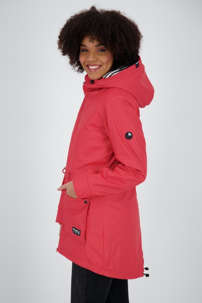 AlifeKickinDamenRegenmantelAudreyAKRaincoatFuchsia