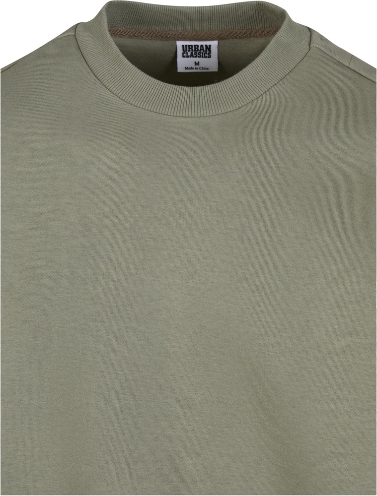 UrbanClassicsFluffyCrewneckTB6751Paleolive-3XL