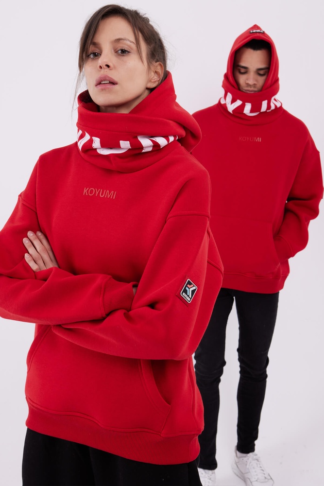 KoyumiHoodieBreakyourNeckKOYM-2283RojoRed-L