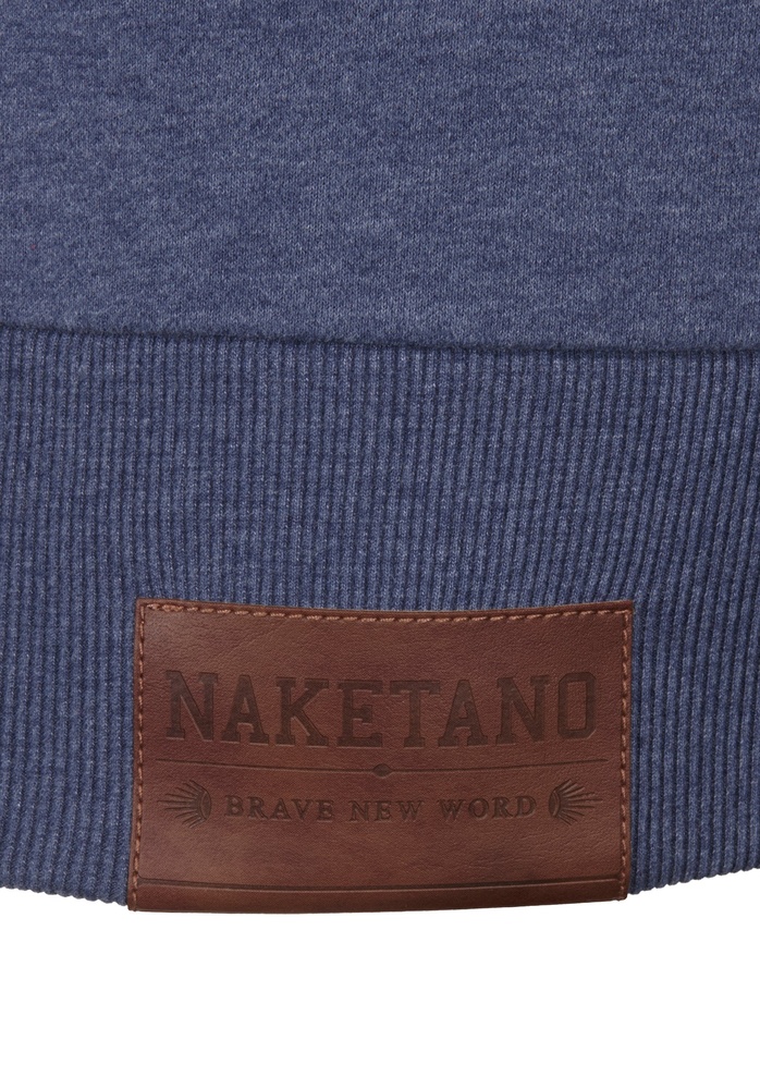 NaketanoDamenHoodieElChapoknows1801-0293DarkGreyMelangeFreshBlueMelangeBluereyMelange-XS