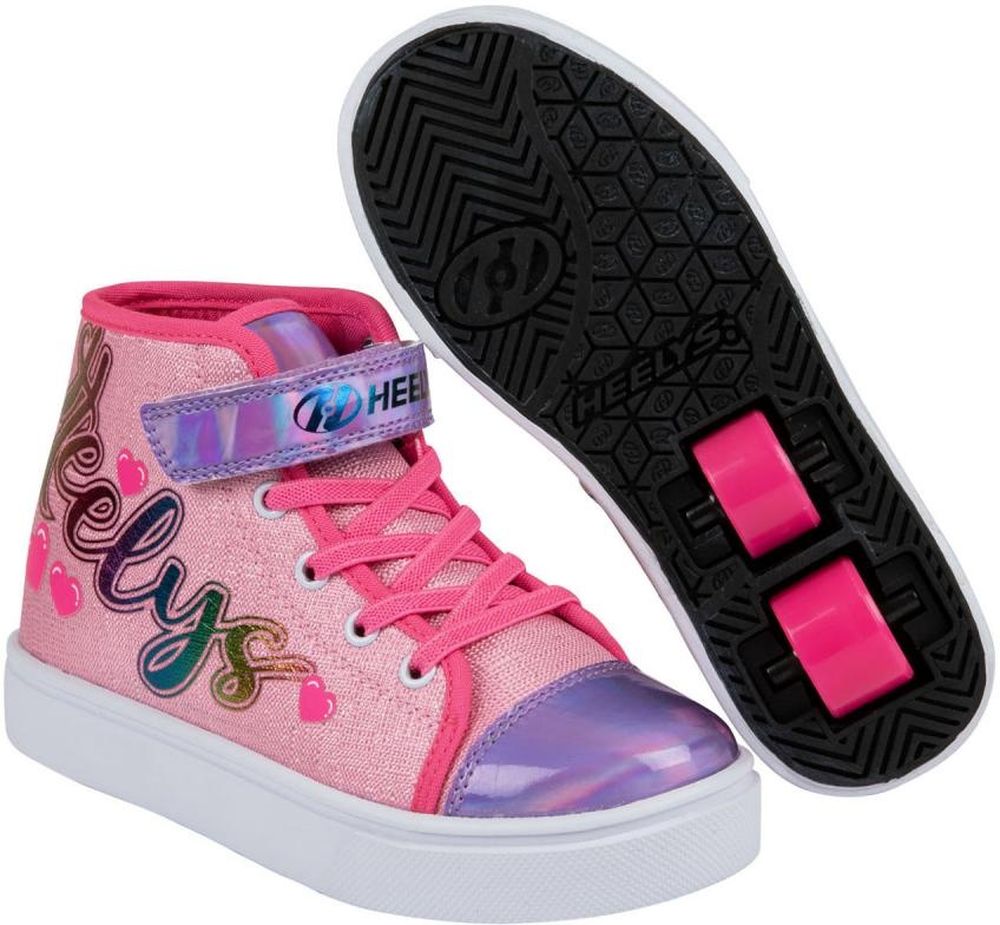 HeelysKinderSneakerVelozX2PrintsHE01531680HE181PrismPinkNeonPinkMulti-32